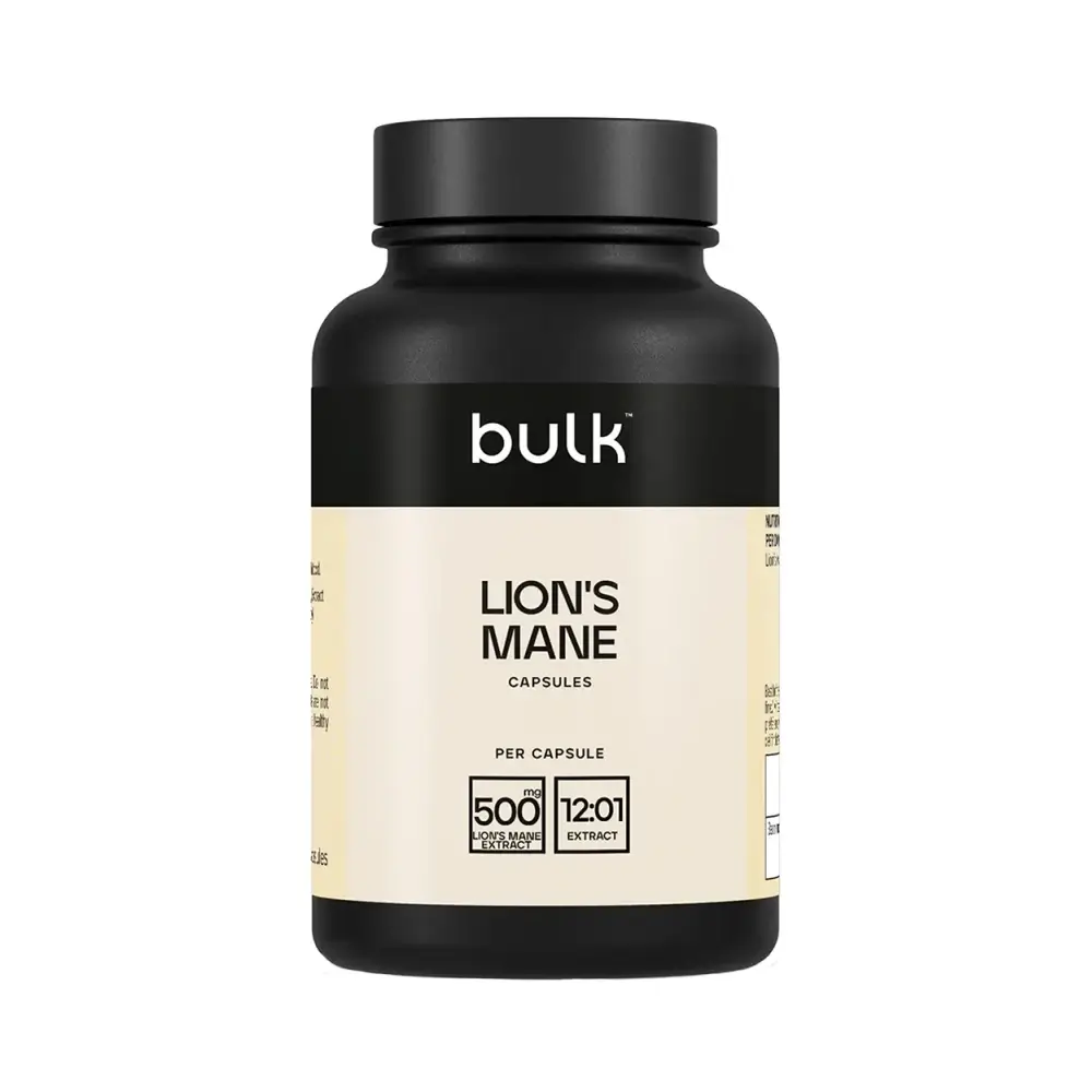 Bulk Lion'S Mane Caps 12:1 – Oaromatiserat lejomansvamextrakt – Bulk förpackning