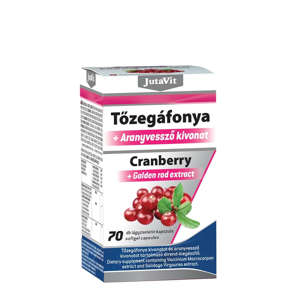 Jutavit - Cranberry + Golden Rod Extract, 60 kapslar – Jutavit förpackning