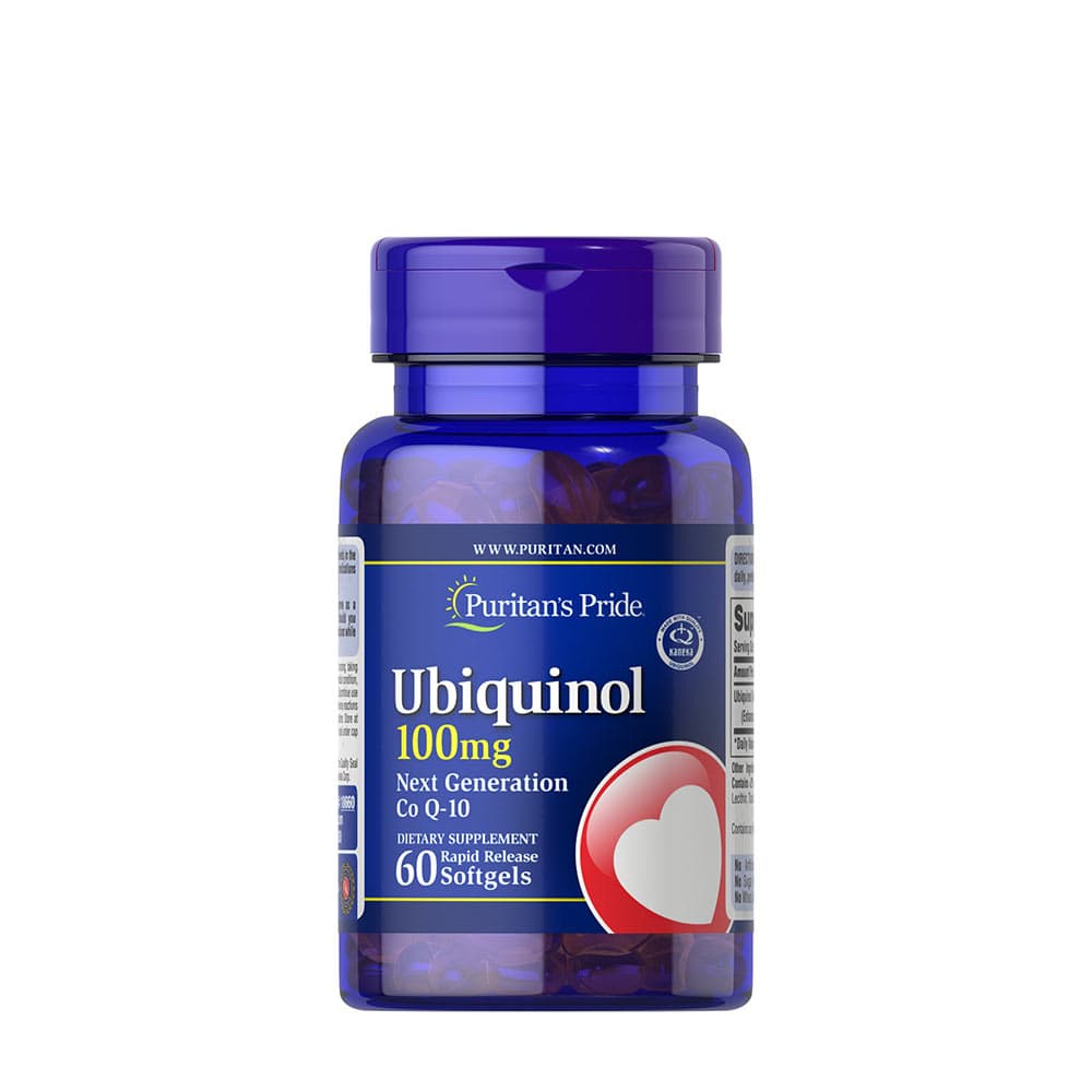 Puritan's Pride - Ubiquinol 100 mg - 60 kapslar – Puritan's Pride förpackning