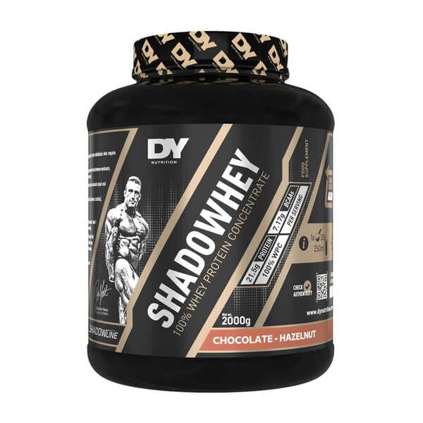 Dorian Yates - Whey Concentrate (Chocolade Hazelnoot - 2000g) – Dorian Yates verpakking