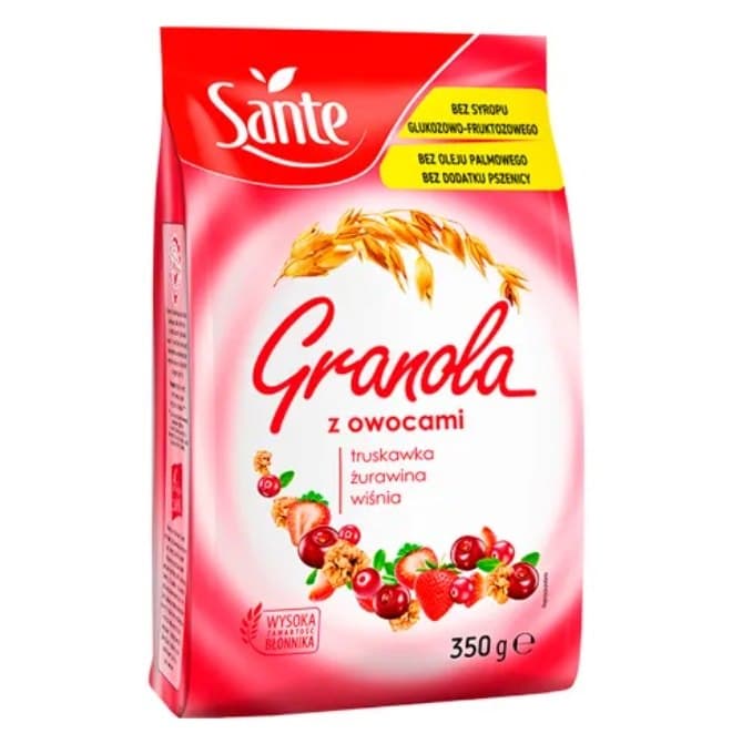 Sante Granola Owocowa 350g | San