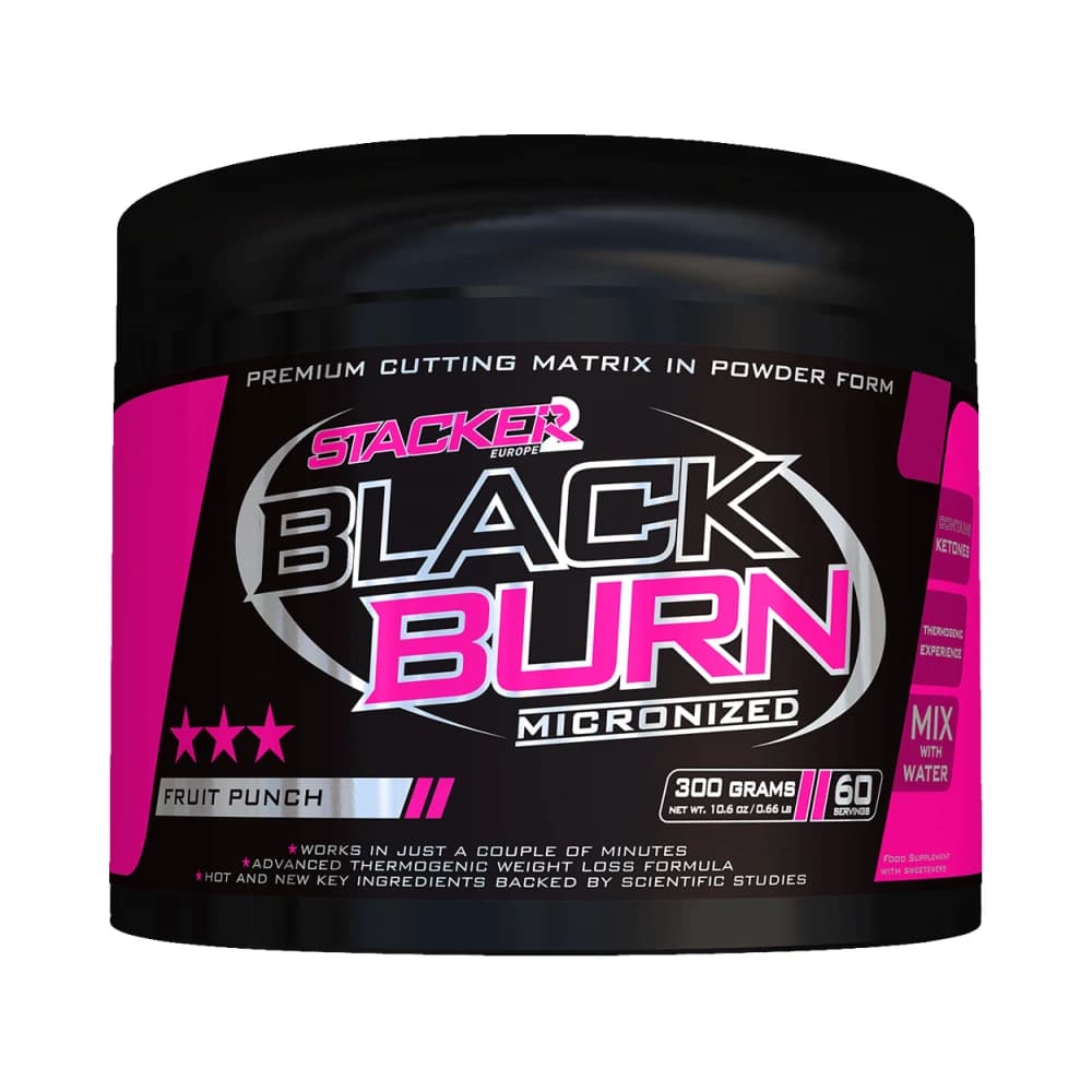 Stacker2 Black Burn Micronized – Stacker2 förpackning