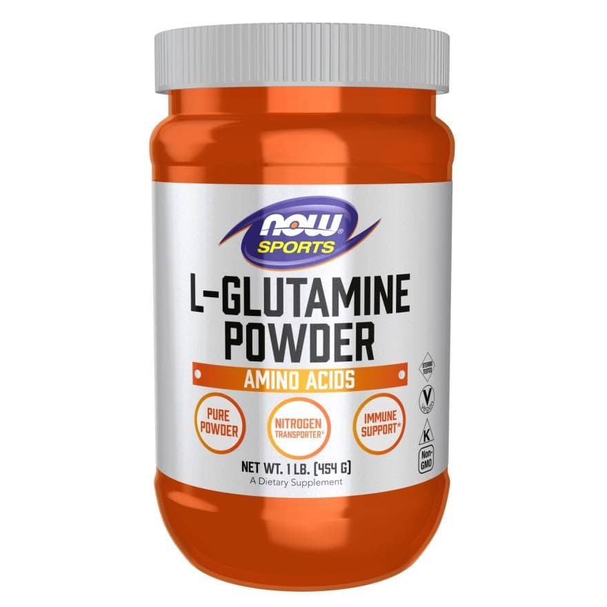 NOW Foods L-Glutamine Poudre 454g – NOW Foods emballage