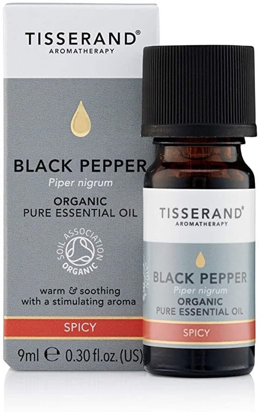 Tisserand Aromatherapy - Eterisk olja av svartpeppar - 9ml – Tisserand Aromatherapy förpackning