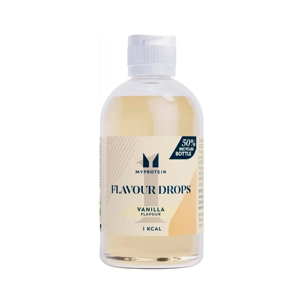 Myprotein Flavour Drops – Smakdroppar för protein och drycker – Myprotein (MYVEGAN) förpackning