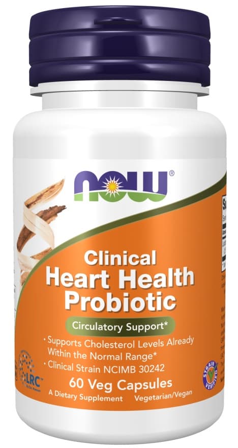 Now Foods - Clinical Heart Health Probiotic - 60 Vcaps – NOW Foods emballage