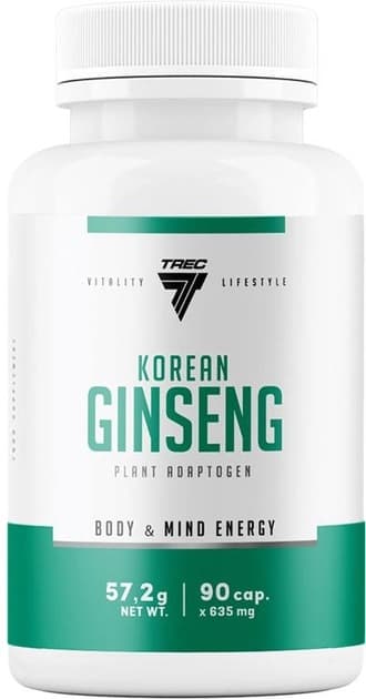 Trec Nutrition Korean Ginseng 300 mg - 90 kapslar – Trec förpackning
