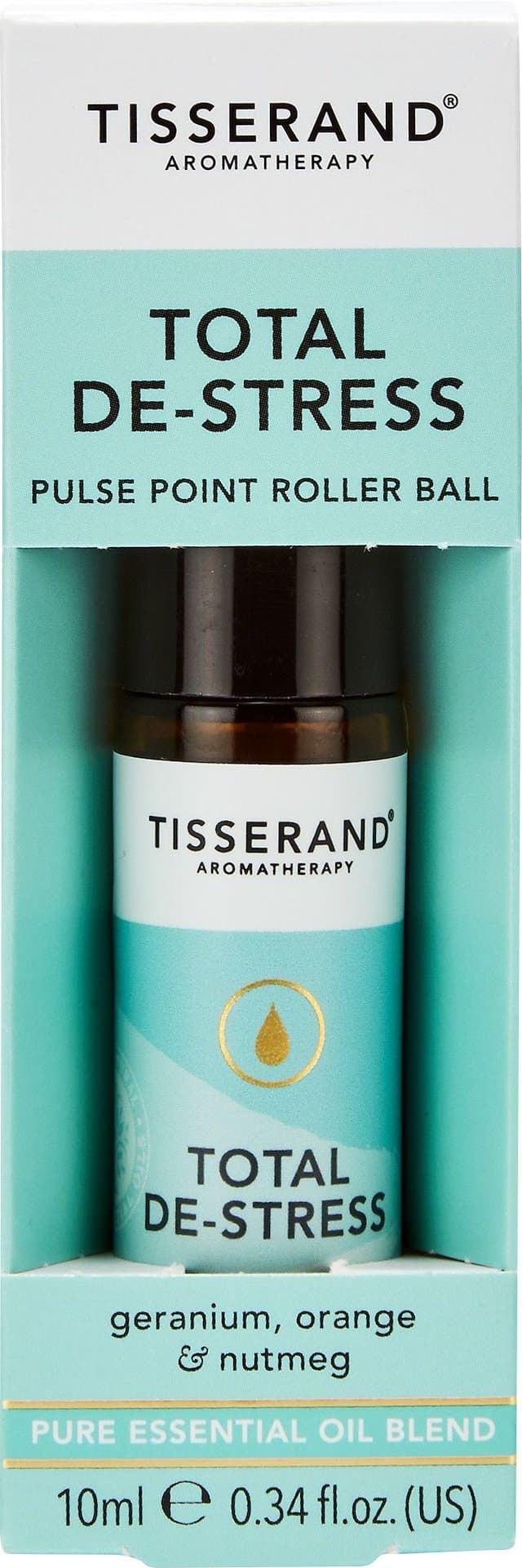 Tisserand Aromatherapy Total De-Stress – 10ml roll-on – Tisserand Aromatherapy förpackning