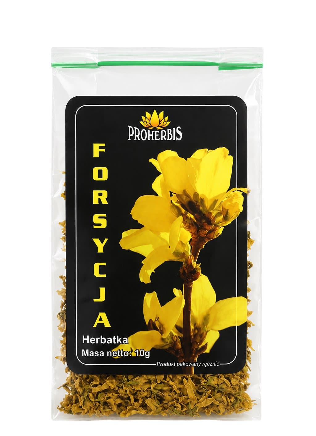 PROHERBIS Forsythia bloem 10g – Proherbis verpakking