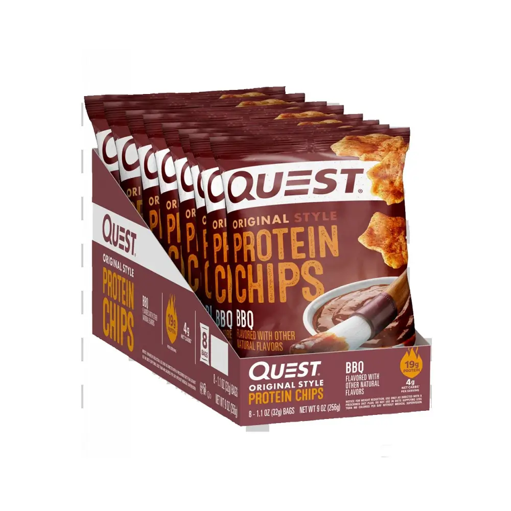 Quest Nutrition Protein Chips (8x32g) – Quest Nutrition förpackning
