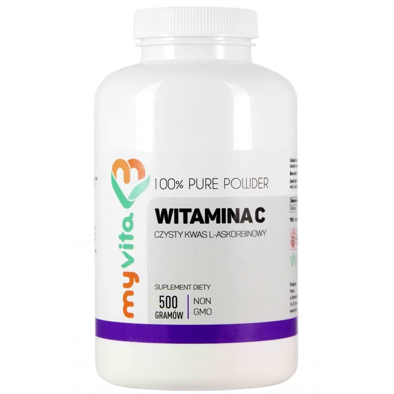 MyVita - Vitamin C Pulver 500g - L-Ascorbinsäure – MyVita Verpackung