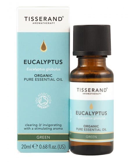 Tisserand Aromatherapy - Eukalyptus (Eucalyptus globulus) ekologisk 20ml – Tisserand Aromatherapy förpackning