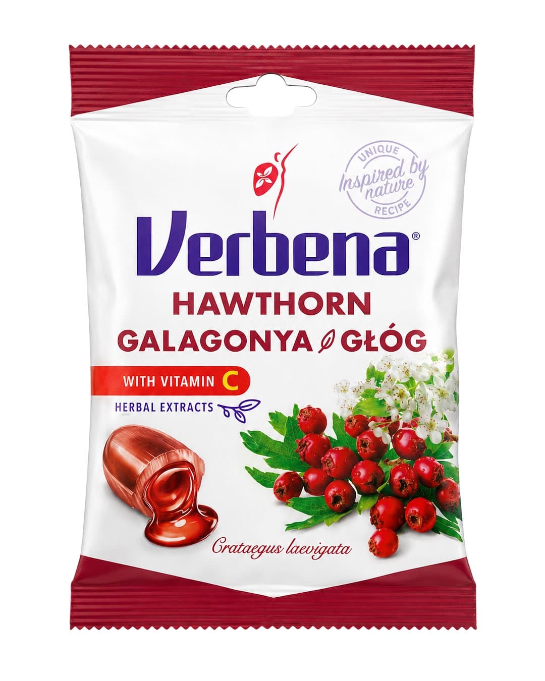 Verbena - Hawthorn Herbal Candies 60g – Verbena förpackning