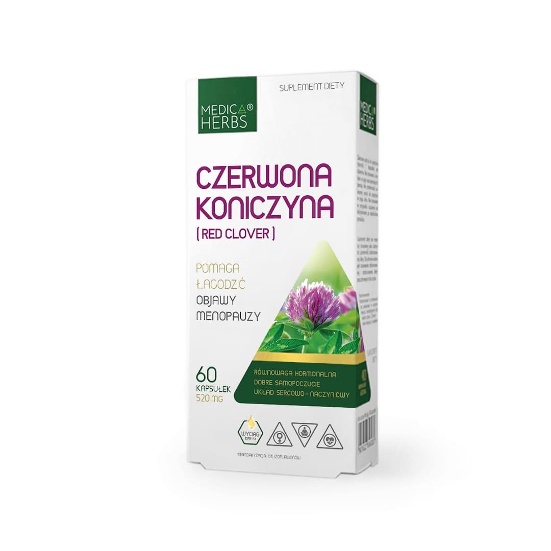 Medica Herbs - Red Clover - 60 kapslar – Medica Herbs förpackning