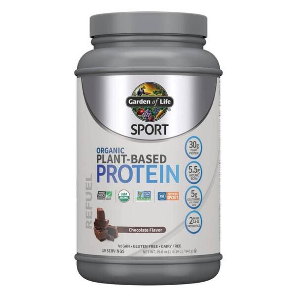 Garden Of Life Sport Plant-Based Protein, Schokolade - 840g