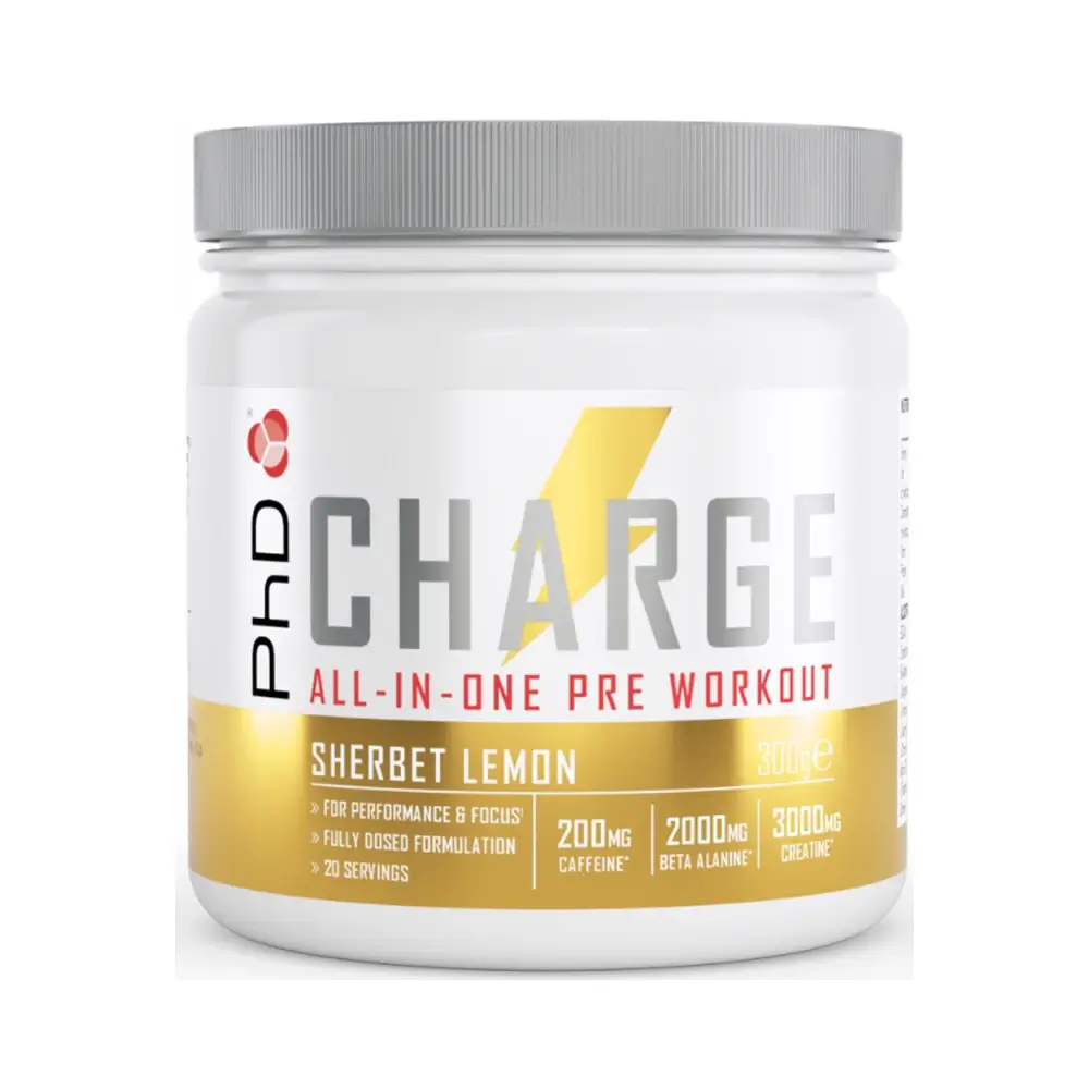 PhD Charge All-In-One Pre-Workout – PhD förpackning