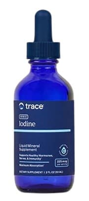 Trace Minerals - Ionic Iodine 225 mcg, iode liquide – Trace Minerals emballage