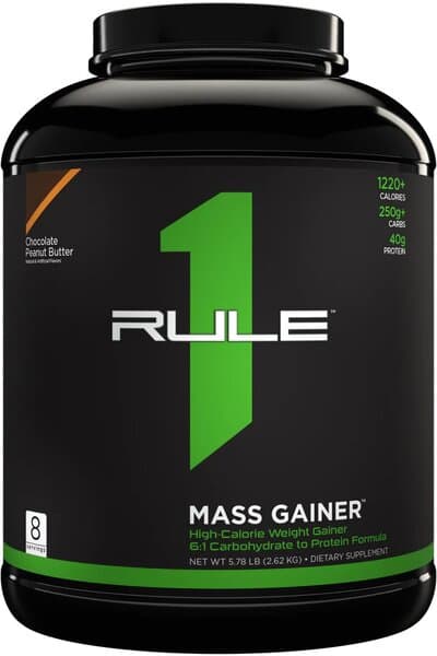 Rule One Mass Gainer 5.78 lb (2.62 kg) – Rule One förpackning