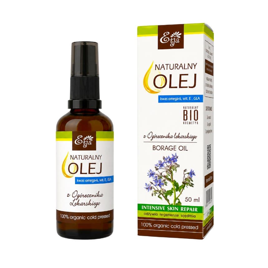 Etja - Borage Oil Natural - 50ml – Etja förpackning