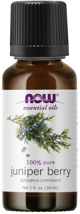NOW Foods Juniper Berry Oil 30ml – Ren enbärsolja – NOW Foods förpackning