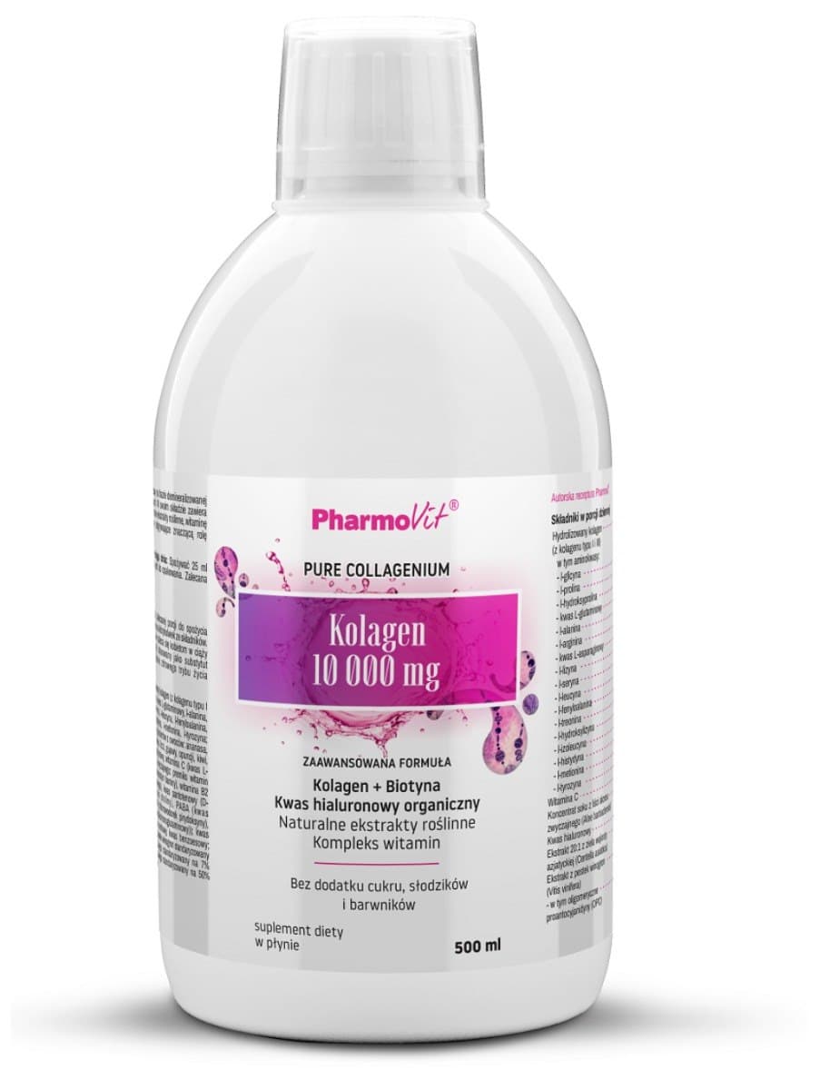 Pharmovit Kolagen 10 000 mg ZF 500 ml – Pharmovit förpackning
