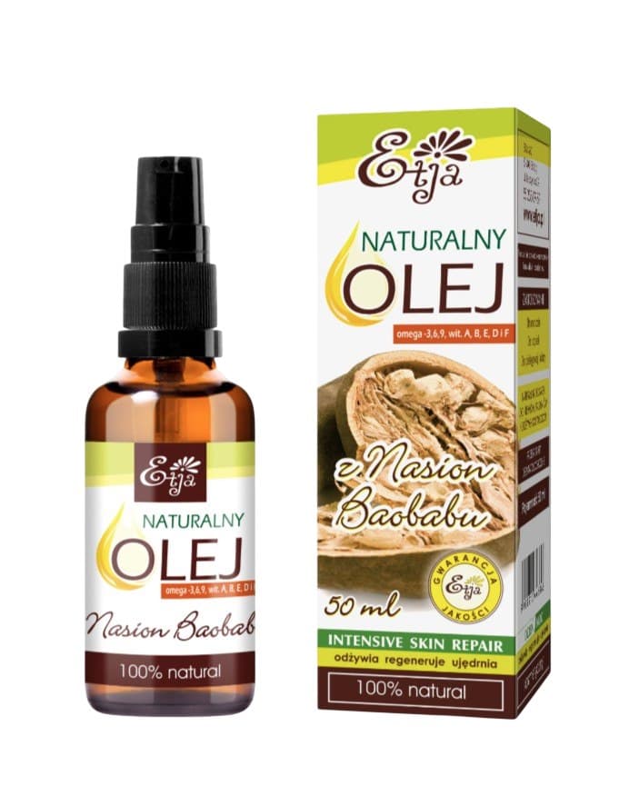 Etja - Baobab Seed Oil - 50ml – Etja förpackning