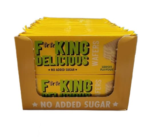 Allnutrition (Fitking Line) - Delicious Wafers, Lemon - 32 x 80g – Allnutrition förpackning