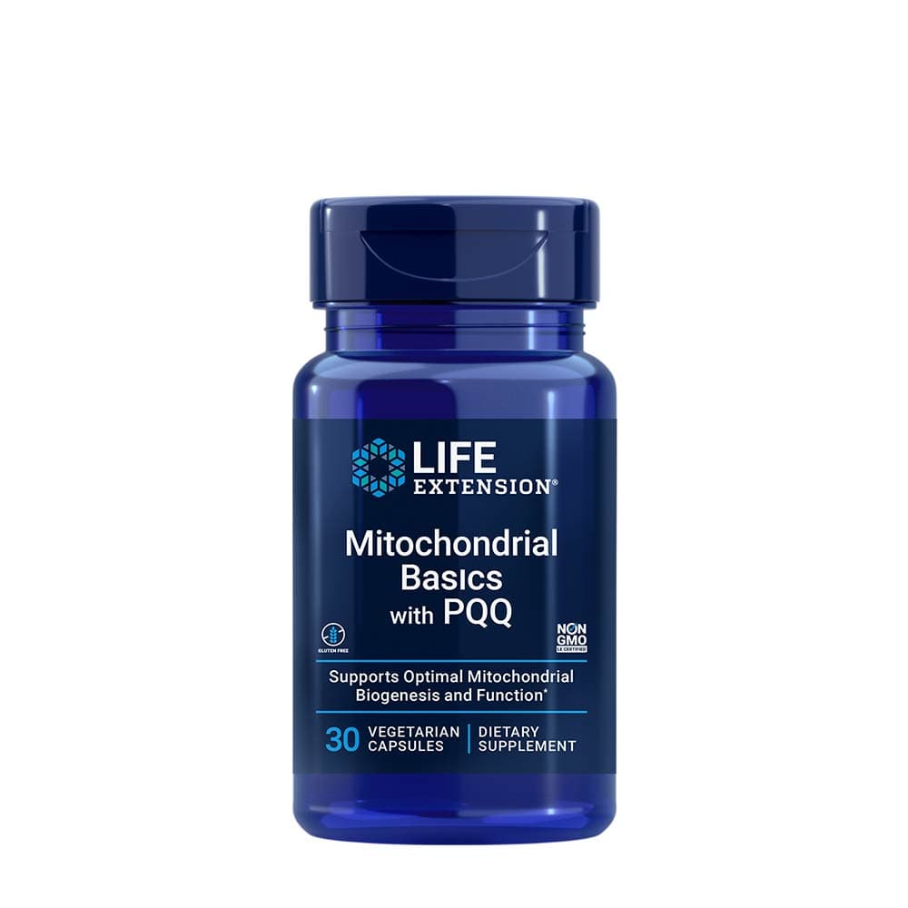 Life Extension - Mitochondrial Basics With PQQ 30 Vcaps – Life Extension förpackning