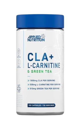 Applied Nutrition - Cla+ L-Carnitine & Green Tea - 100 kapslar – Applied Nutrition förpackning