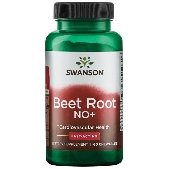 Swanson Beet Root NO+ 60 tabletter – Swanson förpackning