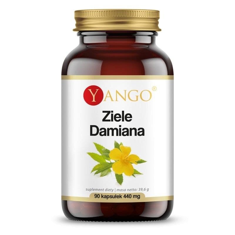 Yango Damiana Herb 10:1 - 90 vegetariska kapslar – Yango förpackning