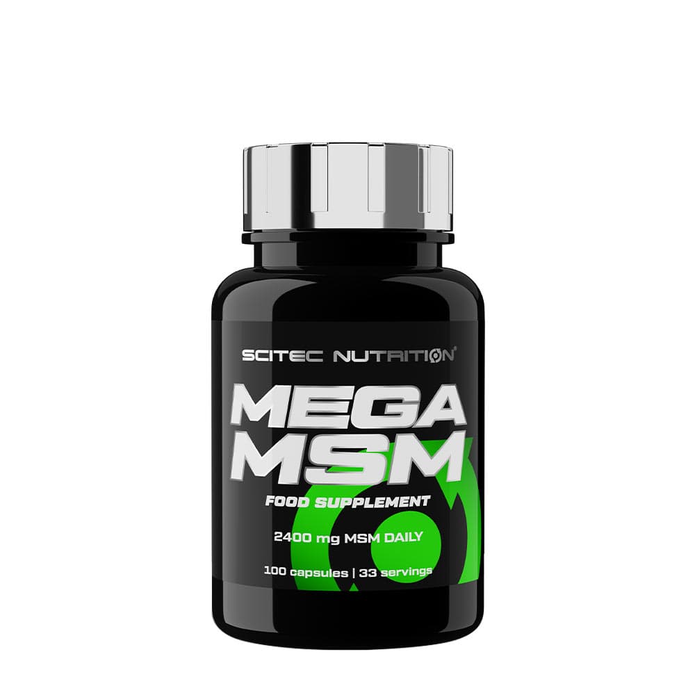 Scitec Mega MSM 2400 mg - 100 Kapslar – Scitec Nutrition förpackning