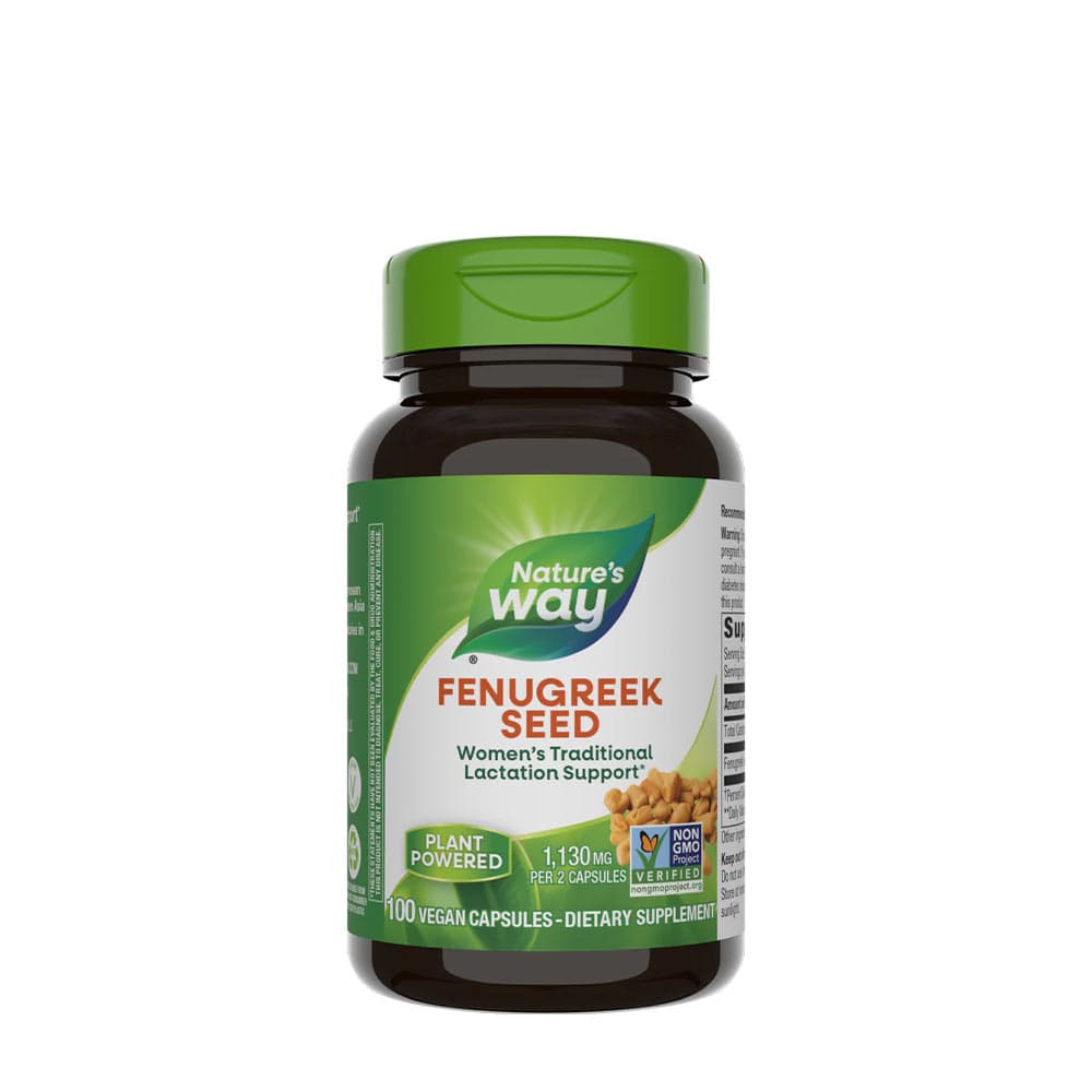 Nature's Way Fenugreek Seed Metabolic Support 100 capsules – Nature's Way verpakking