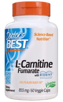 Doctor's Best L-Carnitin Fumarat mit Biosint Carnitines 500mg - 60 Vcaps – Doctor's Best Verpackung