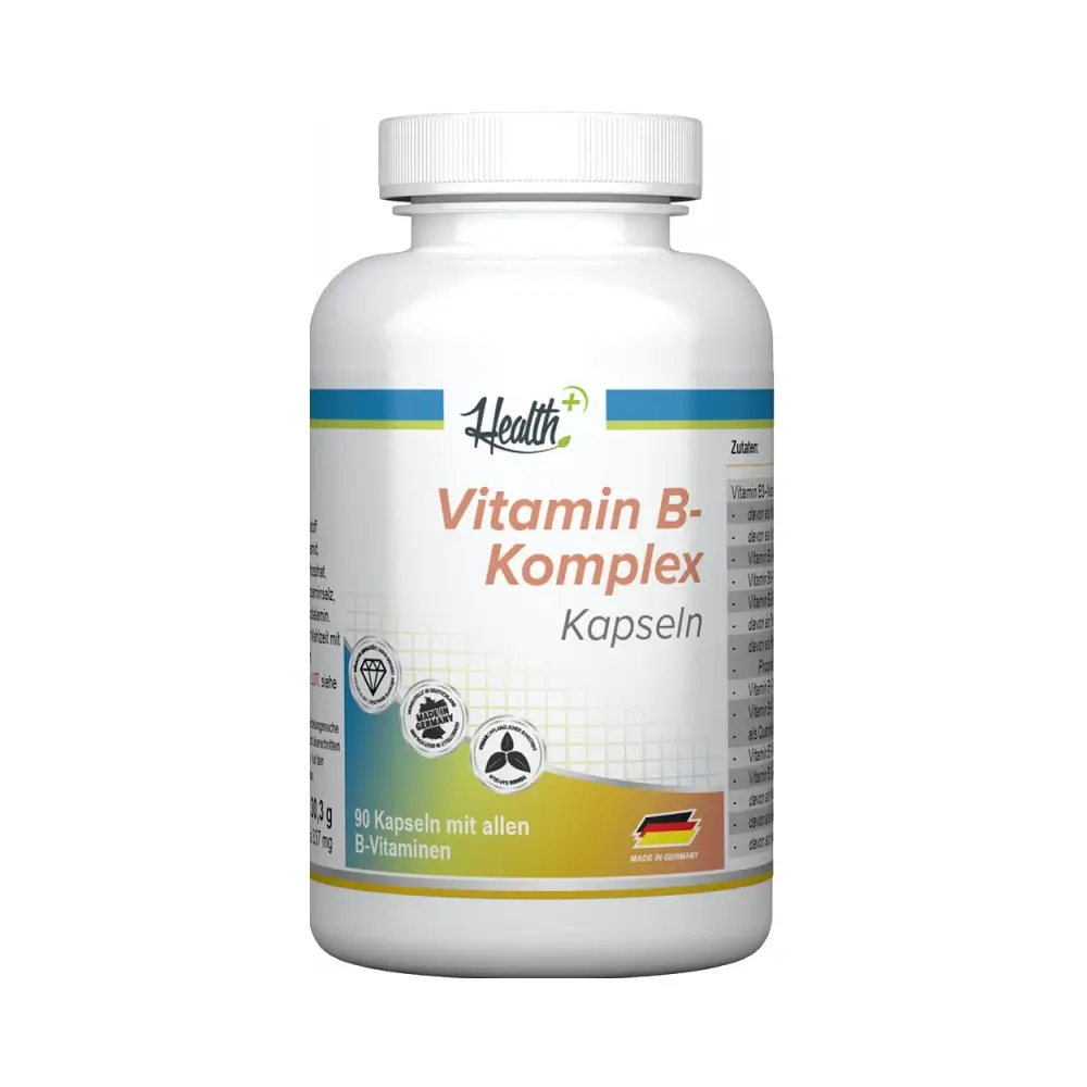 Zec+ Health+ Vitamin B Complex Capsules 90 kapslar – Zec+ förpackning