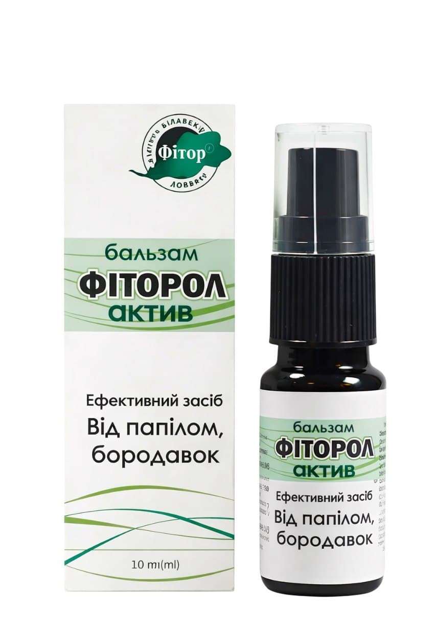 Фітор - Fitor - Fitorol Aktiv Balm - 10ml – Фітор förpackning