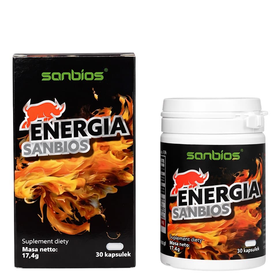 Sanbios - Energia - 30 kapslar – Sanbios förpackning