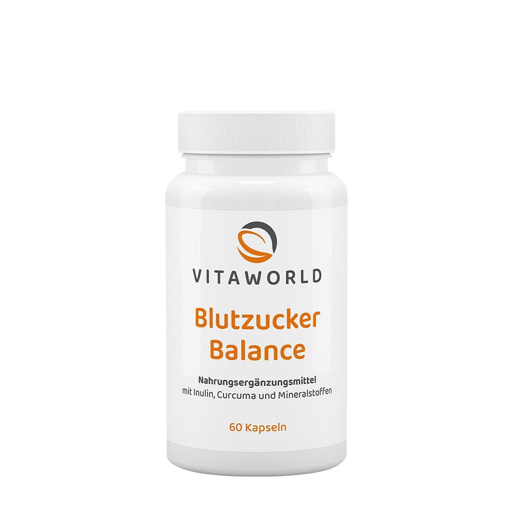 Vitaworld Blood Sugar Balance 60 kapslar – Vitaworld förpackning