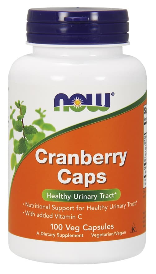NOW Foods - Cranberry Caps 500 mg, 100 kapslar – NOW Foods förpackning