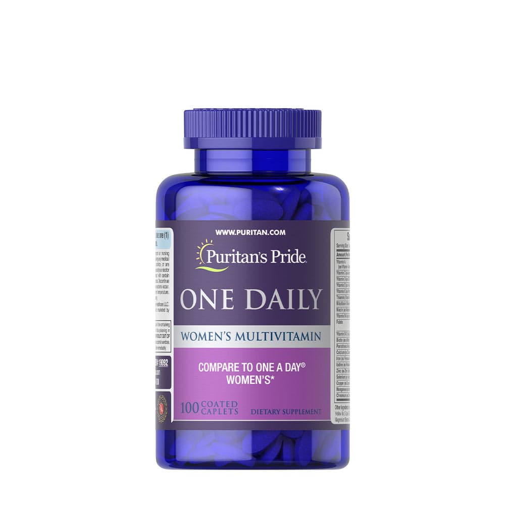 Puritan's Pride One Daily Women's Multivitamin With Zinc - 100 tabletter – Puritan's Pride förpackning