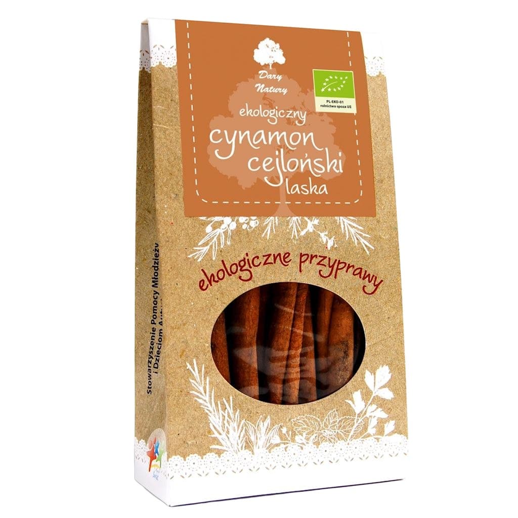 Dary Natury - Biologische Ceylon Kaneel 30g – Dary Natury verpakking