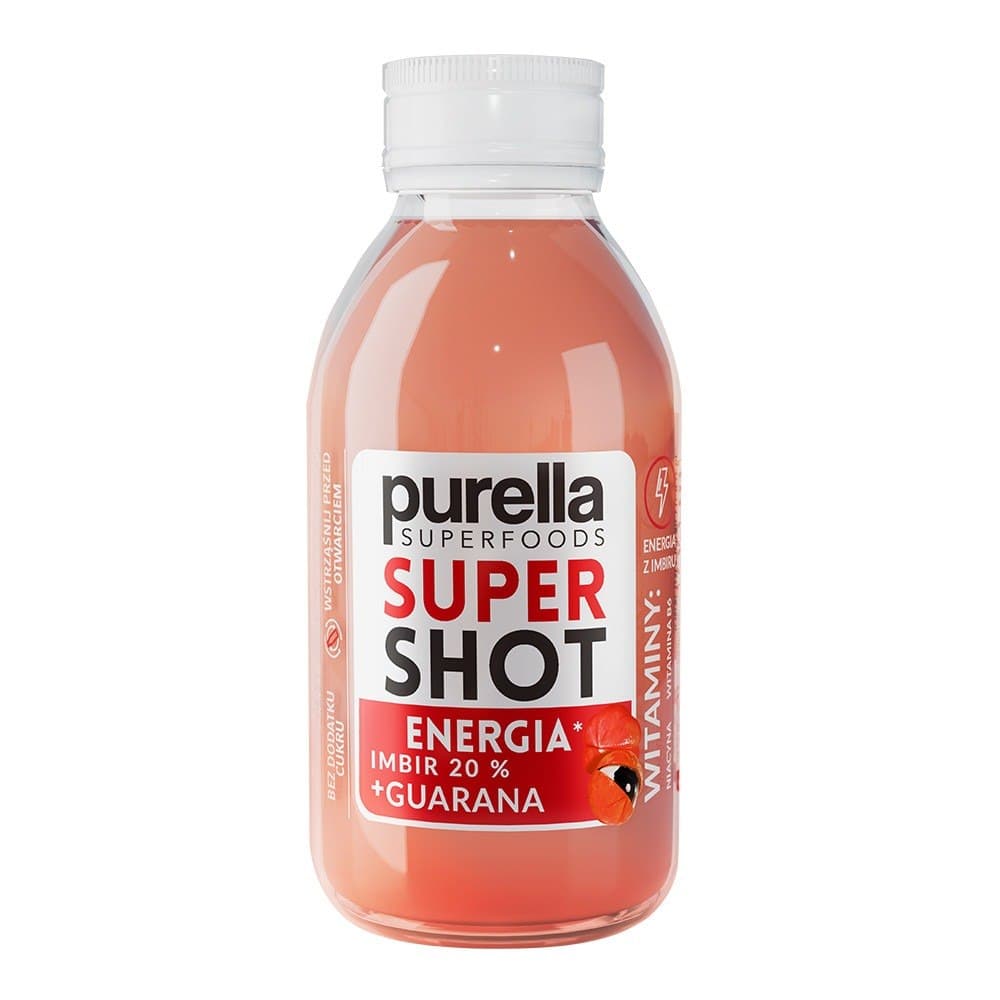 Purella Superfoods SuperShot Énergie gingembre guarana 100 ml