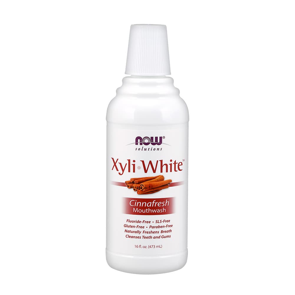 NOW Foods - Xyli-White Munskölj 473 ml – NOW Foods förpackning