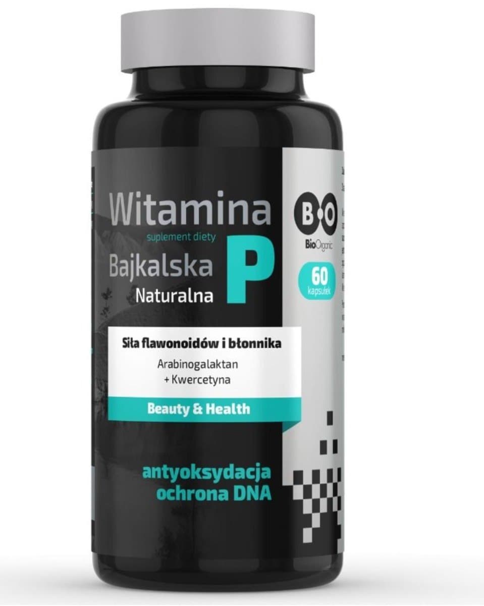 BIOORGANIC POLSKA Witamina P Bajkalska 60 kapslar