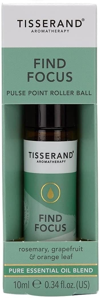 Tisserand Aromatherapy Find Focus Pulse Point Roller Ball - 10ml – Tisserand Aromatherapy förpackning