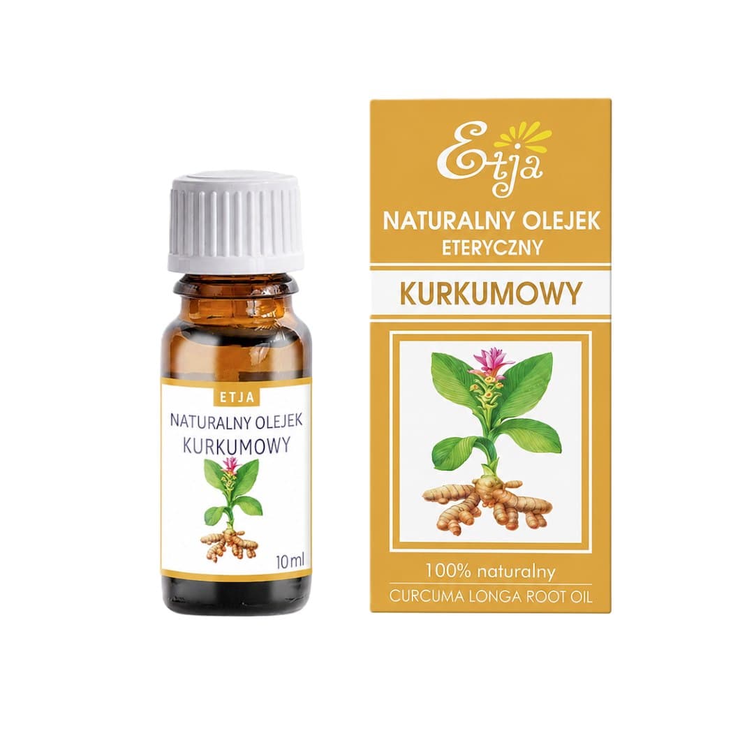 Etja - Natural Turmeric Essential Oil 10ml – Etja förpackning