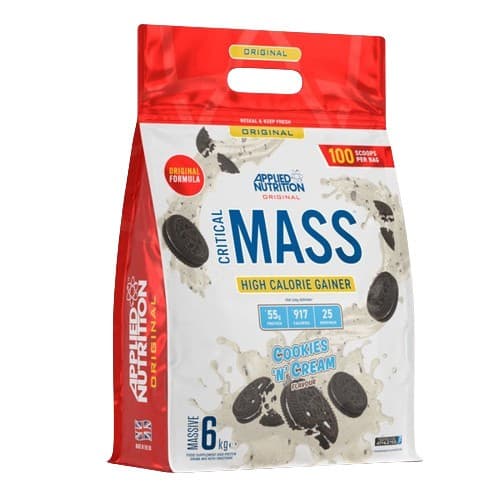 Critical Mass Cookies And Cream 6kg – Applied Nutrition empaque
