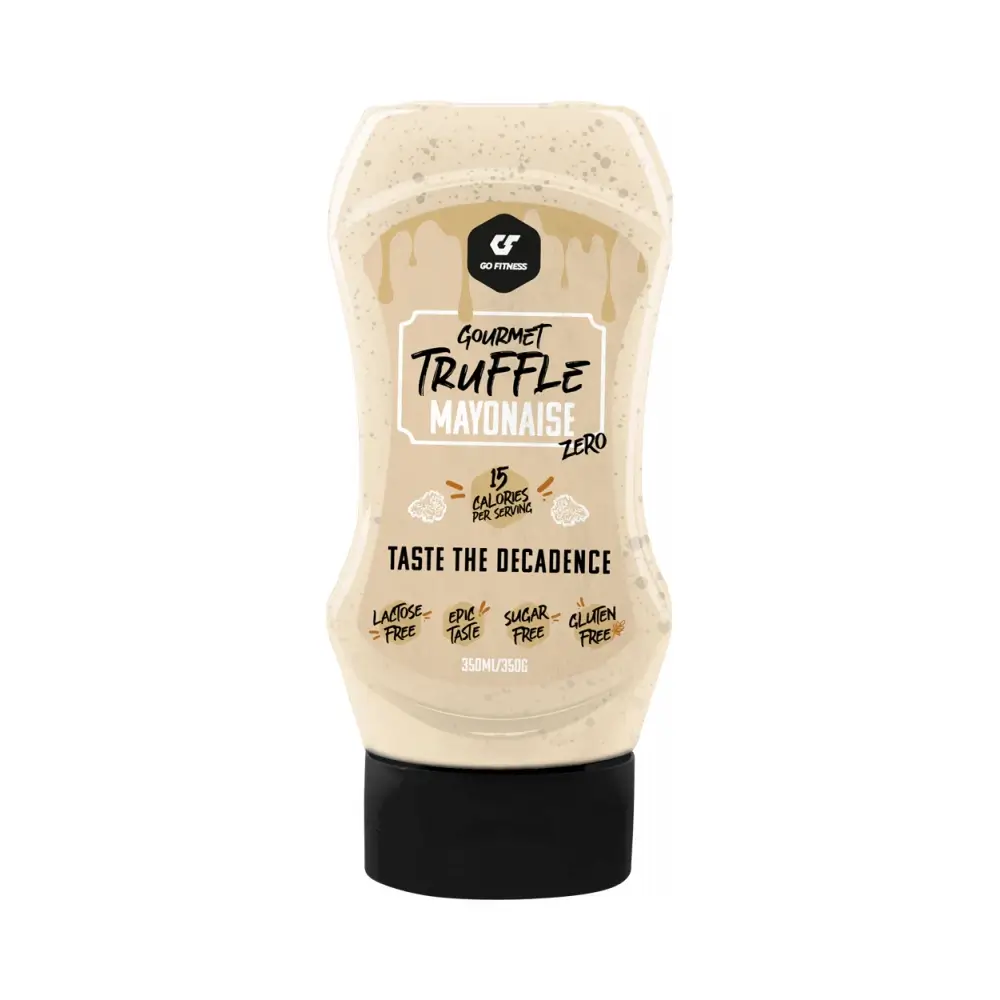 Go Fitness Zero Gourmet Sauce Tryffel Majonnäs 350ml – Go Fitness förpackning