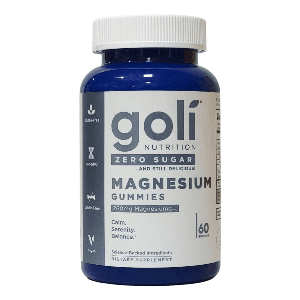 Goli Nutrition Magnesium Gummies 200mg – 60 Gummies – Goli Nutrition Verpackung