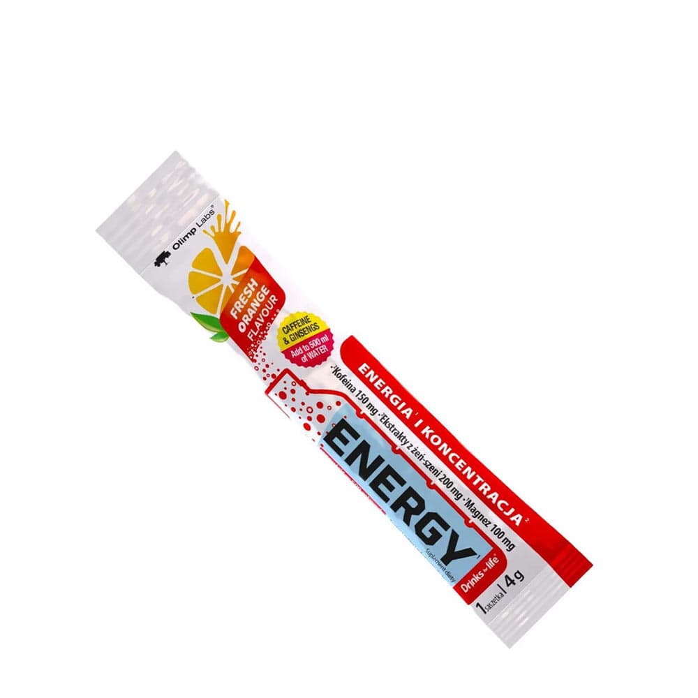 Olimp Labs Energy Pulver – 1 Sachet (4 g) – Olimp Labs förpackning